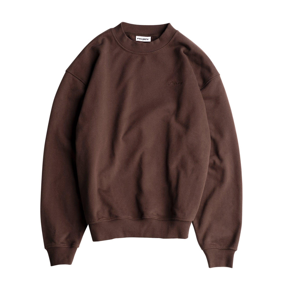 Luxury Blank Crewneck - Brown