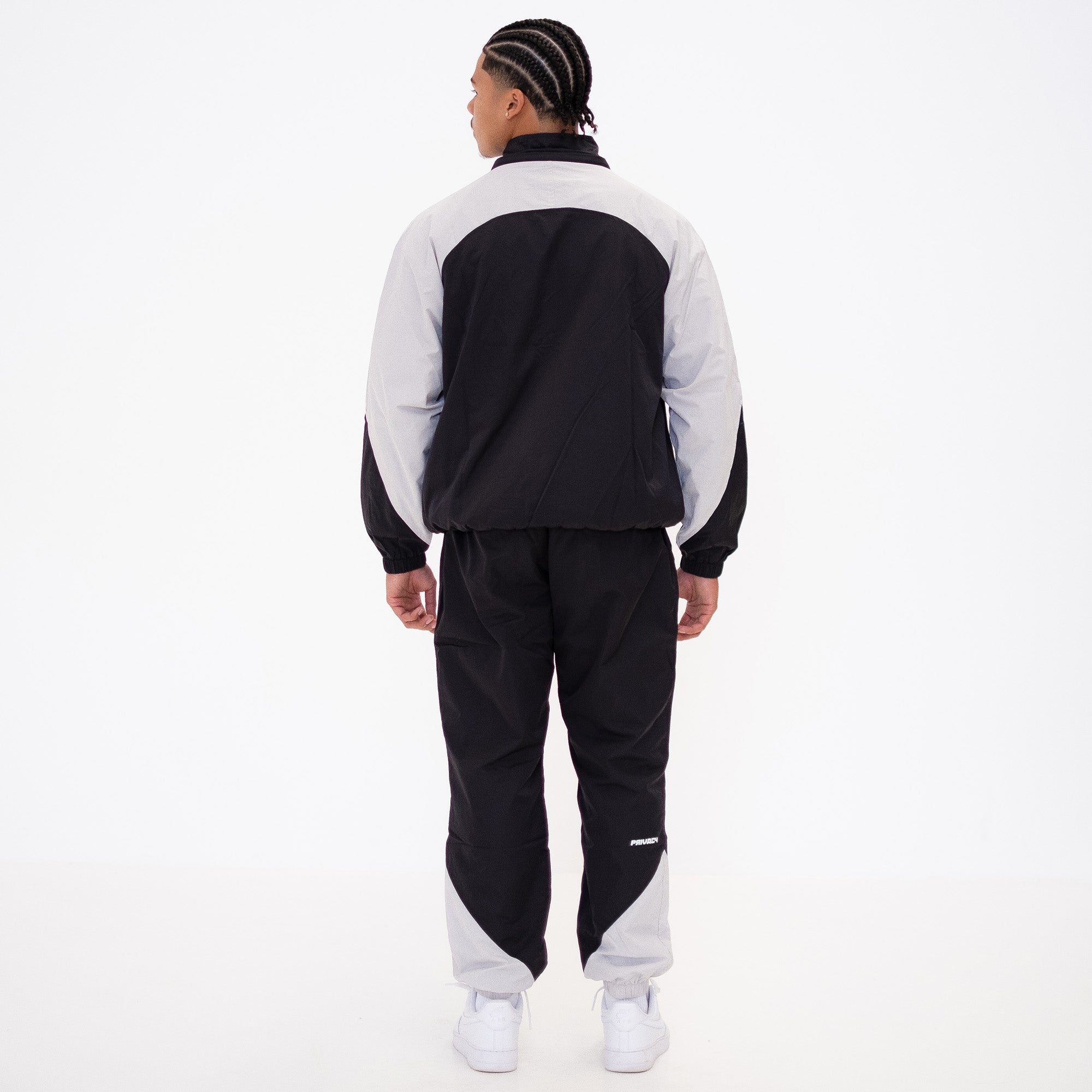 Track suit with online jacket