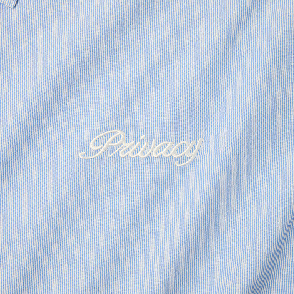 
                      
                        Boxy Script Shirt - Sky Blue
                      
                    