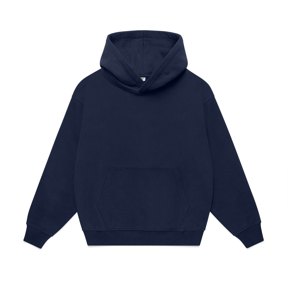 Luxury Blank Hood - Navy